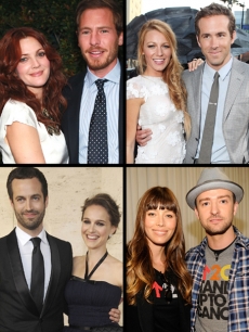 2012 was big for celebrity weddings! Drew & Will, Blake & Ryan, Benjamin & Natalie and Jessica and Justin