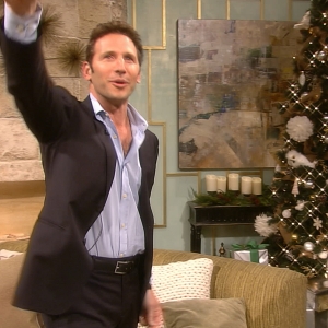 Mark Feuerstein Lights The Hanukka Menorah For Access Hollywood Live!
