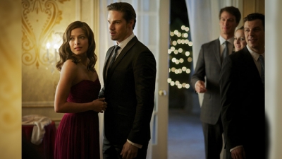 Kristin Kreuk as Catherine and Jay Ryan as Vincent in ‘Bridesmaid Up!’ (the midseason finale of The CW’s ‘Beauty and The Beast’)