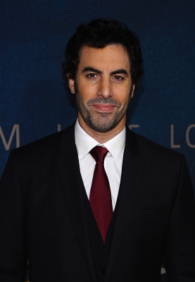 Sacha Baron Cohen attends the ‘Les Miserables’ New York premiere at Ziegfeld Theatre on December 10, 2012