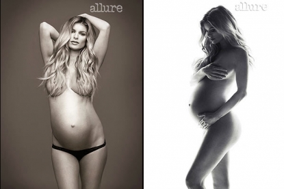 Marisa Miller poses in Allure (Dec. 2012)
