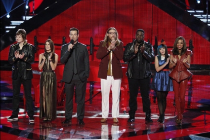 Contestants on NBC’s ‘The Voice’