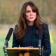 Kate Middleton delivers a speech during her visit to St Andrew’s School on November 30, 2012 in Pangbourne, England