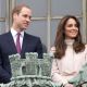 Prince William, Duke of Cambridge and Catherine, Duchess of Cambridge stand on the balcony of The Guildhall during their first official visit to Cambridge on November 28, 2012 in Cambridge, England