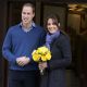 Catherine, Duchess of Cambridge and Prince William, Duke of Cambridge leave the King Edward VII hospital where she has been treated for extreme morning sickness at King Edward VII Hospital in London on December 6, 2012 