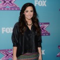 Demi Lovato attends Fox’s ‘The X Factor’ season finale news conference at CBS Televison City on December 17, 2012 in Los Angeles