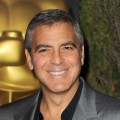 George Clooney arrives at the 84th Academy Awards Nominations Luncheon at The Beverly Hilton hotel on February 6, 2012 in Beverly Hills