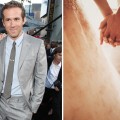 Blake Lively and Ryan Reynolds at a premiere (left) and Blake Livey and Ryan Reynolds at their wedding (Photo by Guy Aroch/Martha Stewart Weddings magazine)