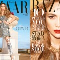 Jennifer Lopez on the covers of Harper’s Bazaar, February 2013 (subscriber and newsstand)