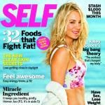 Kaley Cuoco on the cover of SELF Magazine (Jan. 2013)