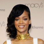 Rihanna is seen looking glam at the launch of her ‘Nude by Rihanna’ fragrance at Macy’s Westfield in Century City, Calif., on December 1, 2012