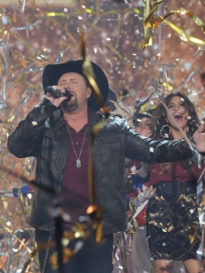 Tate Stevens performs after winning Season 2 of ‘The X Factor,’ Dec. 20, 2012