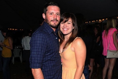Brandon Blackstock and Kelly Clarkson in Nashville on May 31, 2012