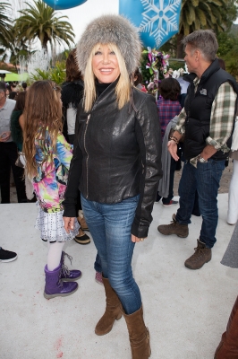 Suzanne Somers is spotted at John Paul DeJoria’s annual winter wonderland holiday party on December 22, 2012 in Malibu, Calif.