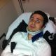 Kris Allen seen in the hospital on January 1, 2013