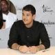 Rob Kardashian / inset: Kim Kardashian and Kanye West