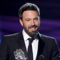 Ben Affleck accepts the Best Director Award for ‘Argo’ onstage at the 18th Annual Critics’ Choice Movie Awards held at Barker Hangar on January 10, 2013 in Santa Monica, Calif.