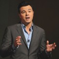 Seth MacFarlane seen on stage during the 85th Academy Awards Nominations Announcement held at AMPAS Samuel Goldwyn Theater on January 10, 2013 in Beverly Hills, Calif.