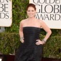 Debra Messing arrives at the 70th Annual Golden Globe Awards held at The Beverly Hilton Hotel on January 13, 2013