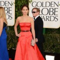 Jennifer Lawrence arrives at the 70th Annual Golden Globe Awards held at The Beverly Hilton Hotel on January 13, 2013 in Beverly Hills