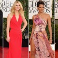 Taylor Swift, Claire Danes, Halle Berry and Anne Hathaway on the Golden Globes 2013 red carpet