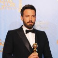 Ben Affleck, winner of Best Director, poses in the press room during the 70th Annual Golden Globe Awards held at The Beverly Hilton Hotel on January 13, 2013 