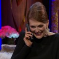 2013 Golden Globes Backstage: Julianne Moore Calls Her Kids After Her Win
