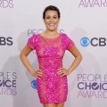 Lea Michele dazzles in pink at The People’s Choice Awards on January 10, 2013