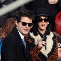 John Mayer and Katy Perry attend the presidential inauguration on the West Front of the U.S. Capitol January 21, 2013 in Washington, DC