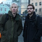 Benedict Cumberbatch as Julian Assange and Daniel Brühl as Daniel Domscheit-Berg in ‘The Fifth Estate’