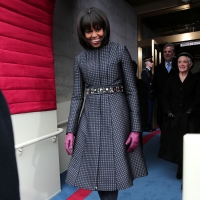 First Lady Michelle Obama on Inauguration Day 2013