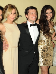 Vanessa Hudgens, Ashley Tisdale, Josh Hutcherson, Selena Gomez and Sarah Hyland attend The Weinstein Company’s 2013 Golden Globes After Party held at The Old Trader Vic’s in The Beverly Hilton Hotel on January 13, 2013 in Beverly Hills