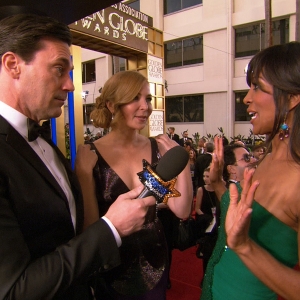 Golden Globes 2013: Jon Hamm Shares Favorite Past Globes Moment & Steals The Fashion Correspondent Spotlight