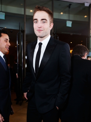 Robert Pattinson arrives at the 70th Annual Golden Globe Awards held at The Beverly Hilton Hotel on January 13, 2013