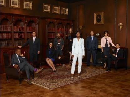 The cast of ABC’s ‘Scandal’
