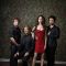 Jeremy Allen White as Lip Gallagher, William H. Macy as Frank Gallagher, Emmy Rossum as Fiona Gallagher and Justin Chatwin as Steve in ‘Shameless’