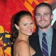 Cassandra Jean and Stephen Amell arrive to the premiere of HBO’s  ‘Luck’ at Grauman’s Chinese Theatre on January 25, 2012 in Hollywood