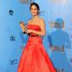 Jennifer Lawrence, winner of Best Performance by an Actress in a Motion Picture (Musical or Comedy) for ‘The Silver Linings Playbook,’  poses in the press room during the 70th Annual Golden Globe Awards held at The Beverly Hilton Hotel in Beverly Hills, Calif., on January 13, 2013