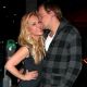 Newly single Adrienne Maloof is spotted leaving Crustacean restaurant with Sean Stewart, son of Rod Stewart, after dining out together on January 19, 2013
