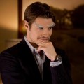 Josh Henderson sports some Larry Hagman style eyebrows on the set of ‘Dallas’
