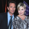 Luke Perry and Jennie Garth arrive to Hallmark Channel’s 2011 TCA Winter Tour Evening Gala on January 7, 2011 in Pasadena, Calif.
