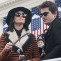 Katy Perry and John Mayer are seen at the inauguration for U.S. President Barack Obama’s second term of office in Washington D.C. on January 21, 2013
