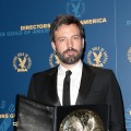 Ben Affleck poses with his award in the press room during the 65th Annual Directors Guild Of America Awards at Ray Dolby Ballroom at Hollywood & Highland in Los Angeles on February 2, 2013 (Getty Images) 