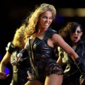 Beyonce performs during the Pepsi Super Bowl XLVII Halftime Show at the Mercedes-Benz Superdome on February 3, 2013 in New Orleans
