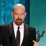 Bryan Cranston accepts the award for Outstanding Performance by a Male Actor in a Drama Series for ‘Breaking Bad’ onstage during the 19th Annual Screen Actors Guild Awards held at The Shrine Auditorium on January 27, 2013 in Los Angeles  (Photo by Getty Images) 