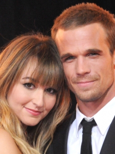 Dominique Geisendorff and actor Cam Gigandet arrive at the Los Angeles Premiere ‘Burlesque’ at Grauman’s Chinese Theatre on November 15, 2010 in Hollywood