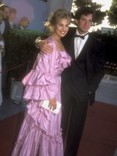 Genie Francis and Steve Gutenberg at the 55th annual Academy Awards, April 11, 1983
