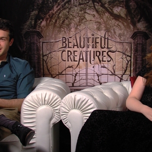 Alden Ehrenreich & Alice Englert Talk Beautiful Creatures

