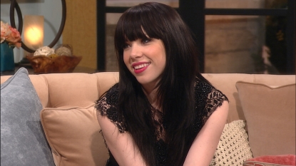 Carly Rae Jepsen visits Access Hollywood Live on February 8, 2013