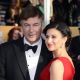 Alec Baldwin and wife Hilaria Thomas arrive at the 19th Annual Screen Actors Guild Awards held at The Shrine Auditorium on January 27, 2013 in Los Angeles, California. (Photo by Getty Images) 